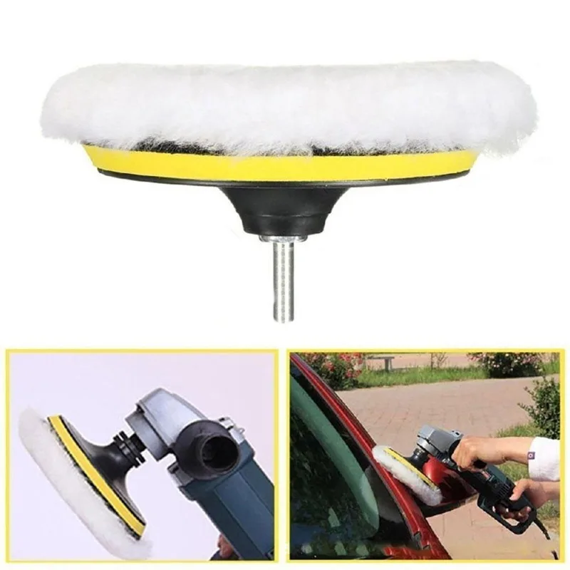 Universeller Autopolierpad 4 Zoll für M10/M14 Weiche Wollmaschine – Bild 2