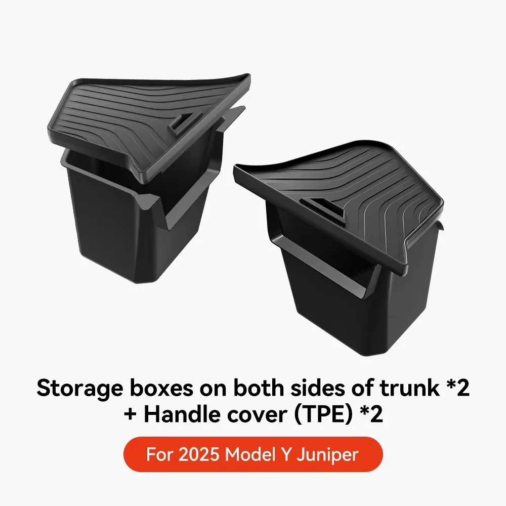 YZ Kofferraum-Seitenorganizer für Tesla Model Y/YL Juniper 2025-2026 - Aufbewahrungsbox