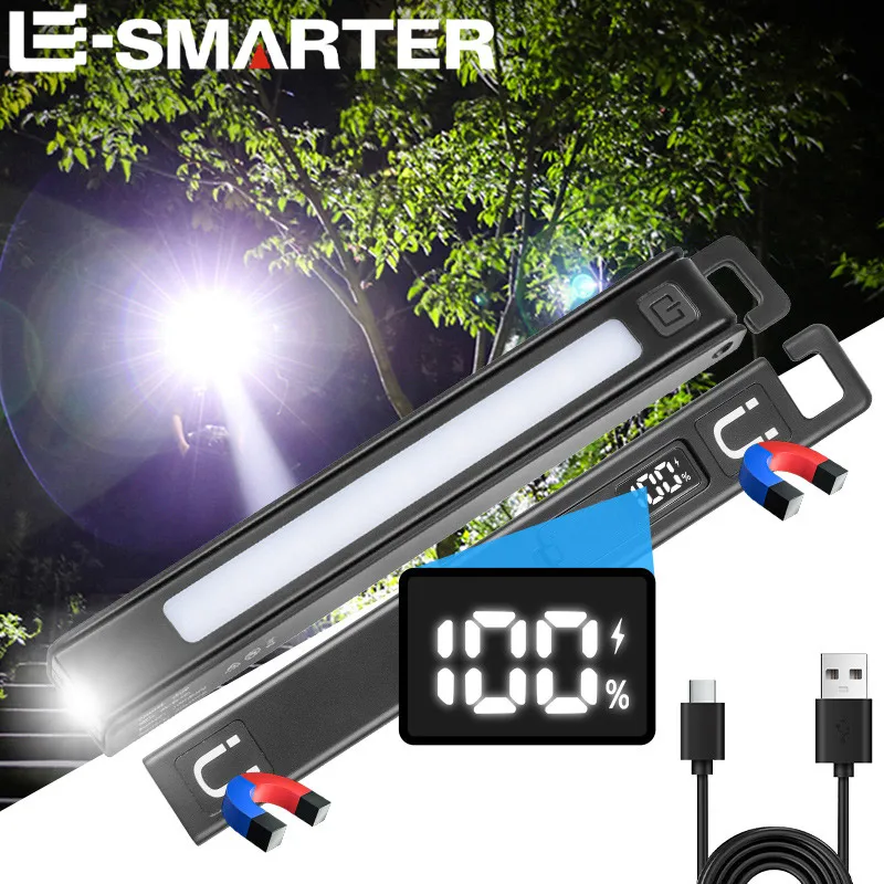 Tragbare LED-Klapp-Arbeitstaschenlampe mit Magnet-Taschenlampe – Bild 4