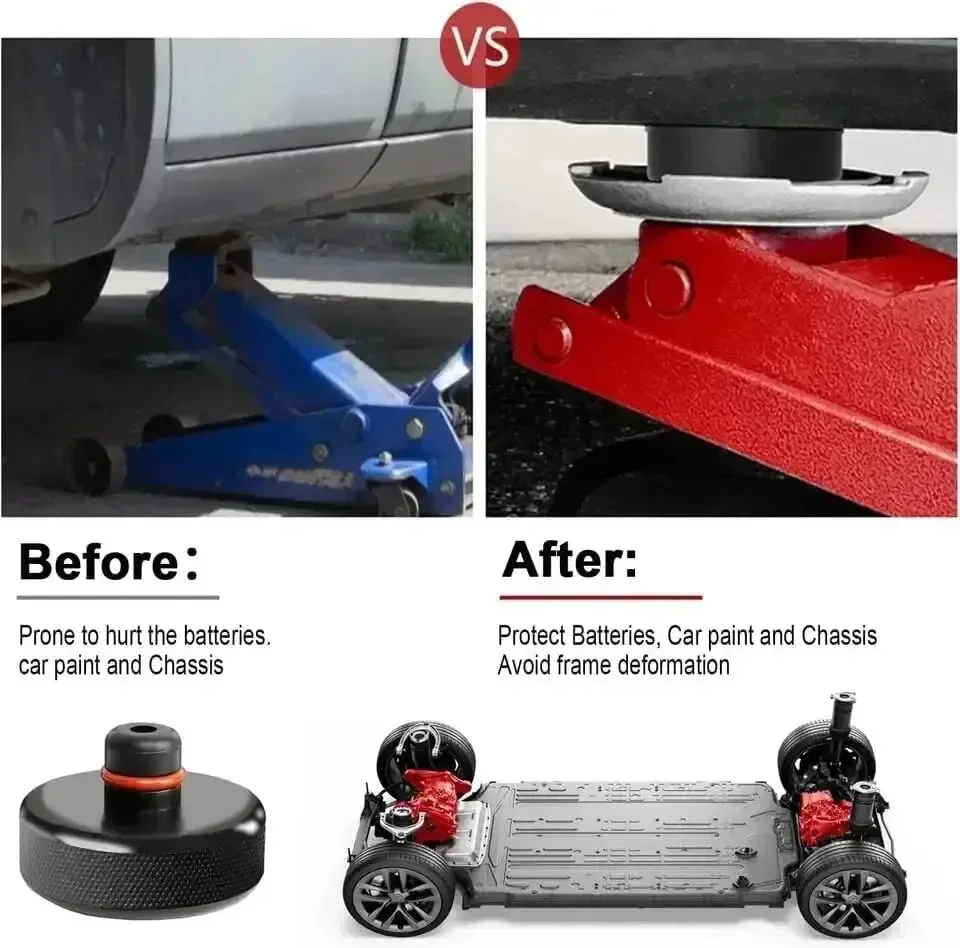 4er-Pack Fahrzeugreparaturwerkzeuge für Tesla Silikon Jack Lift Pad – Bild 4