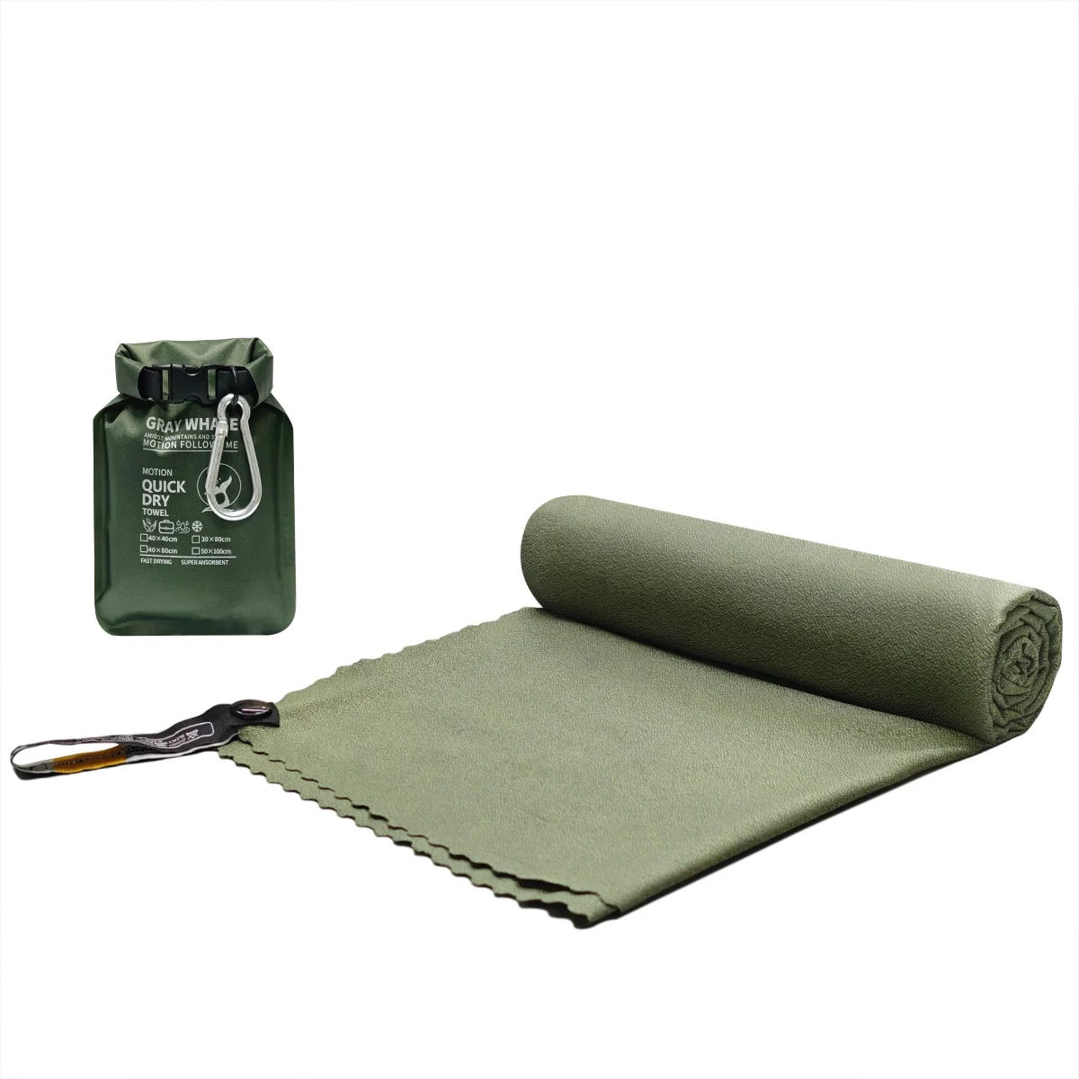 Tragbares Outdoor-Schnelltrocknungs-Handtuch für Camping, Wandern – Bild 6