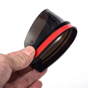Carbon Faser Auto Rückspiegel Regen Schild Augenbraue Flexible Auto Rückspiegel Regen Schild Schutz (2 Stück)