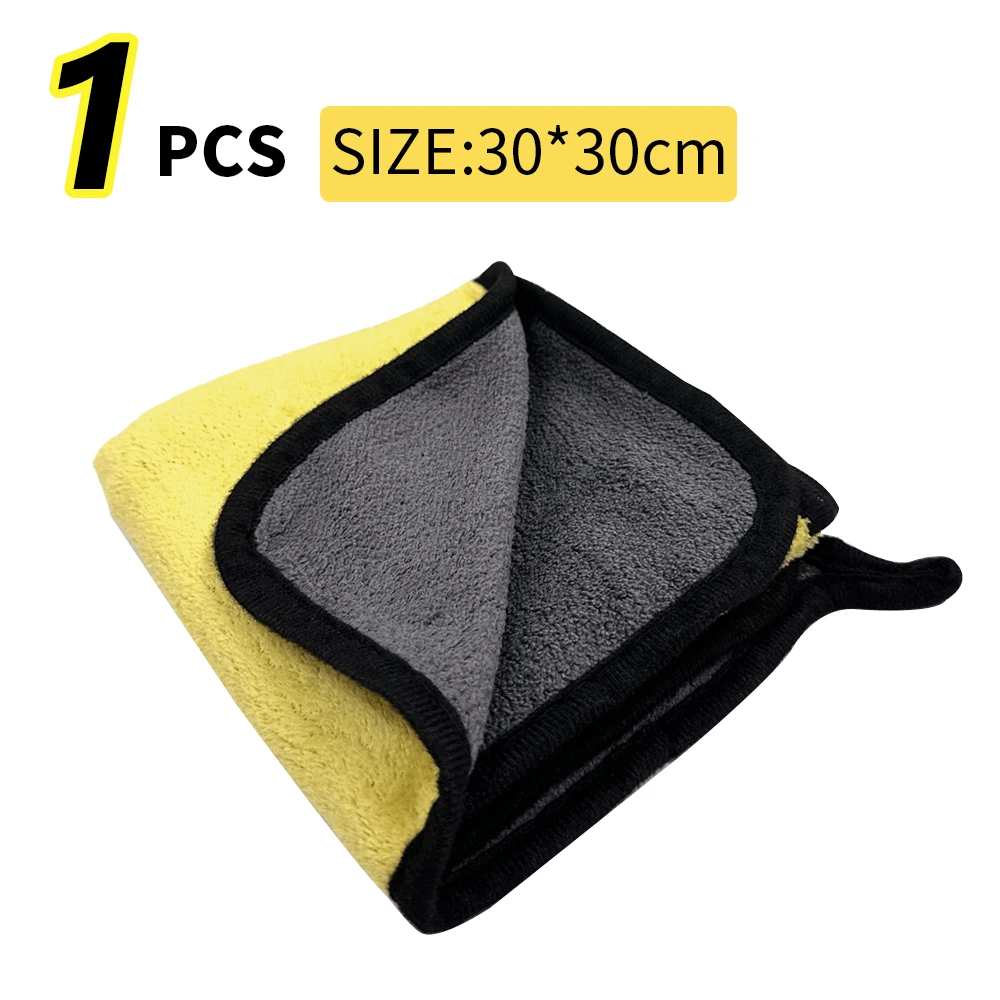 Auto waschanlage Mikro faser tuch 30x30/60cm Auto reinigung Trocken tuch Säumen Auto pflege tuch Detail