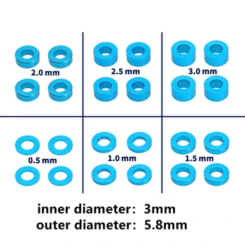 M3 Schraube Spacer Set 3mm Schrauben Flache Dichtung Unterlegscheibe Spacer Für RC Auto TAMIYA (24 Stück)