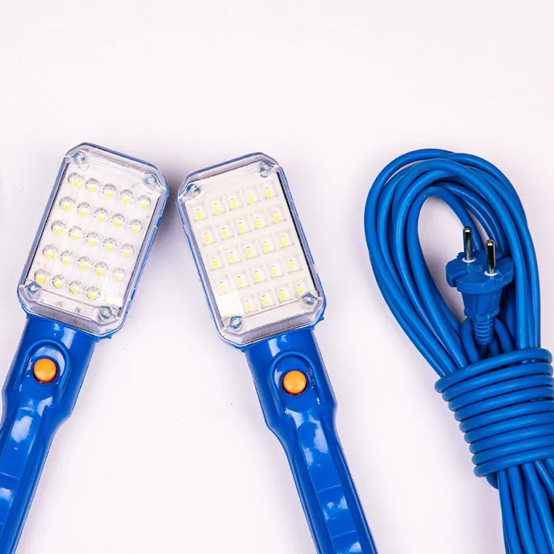 Tragbare 20W 25LED Werkstattlampe 220V Garagenarbeitsleuchte mit Magnet Reparatur-Inspektionslampe 15m-5M