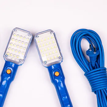 Tragbare 20W 25LED Werkstattlampe 220V Garagenarbeitsleuchte mit Magnet Reparatur-Inspektionslampe 15m-5M
