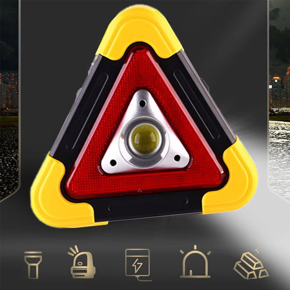 Dreieck Warnschild Dreieck Auto LED Arbeitslicht Verkehrssicherheit – Bild 4