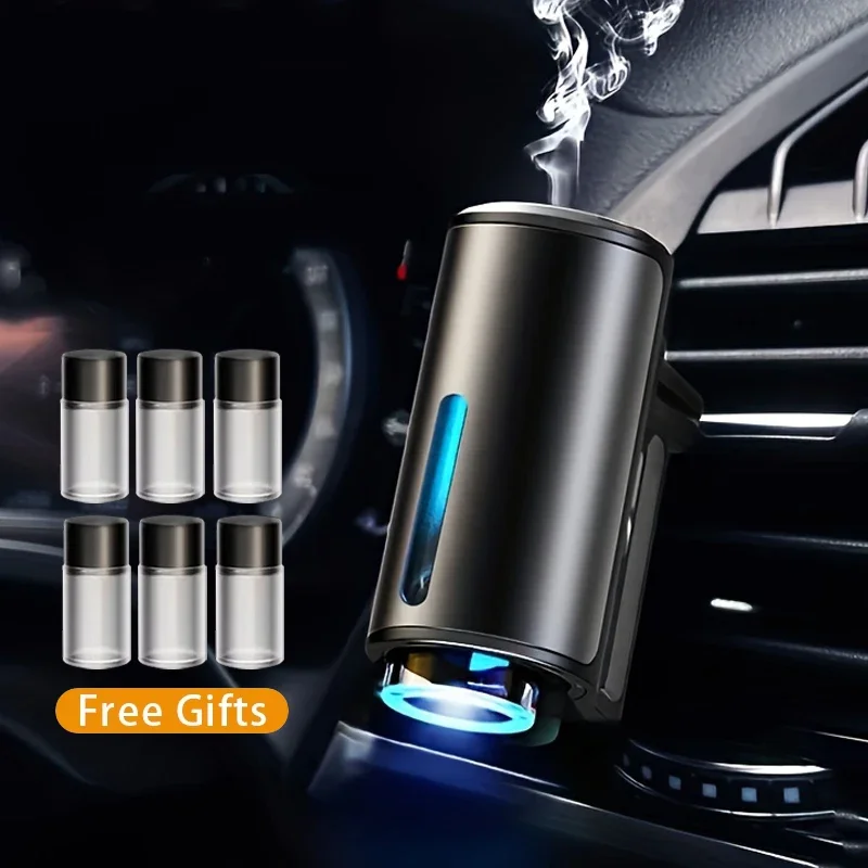 Auto Lufterfrischer Elektrische Auto Aroma Diffusor Auto Air Vent Ätherisches Öl Nebel Luftbefeuchter Duft