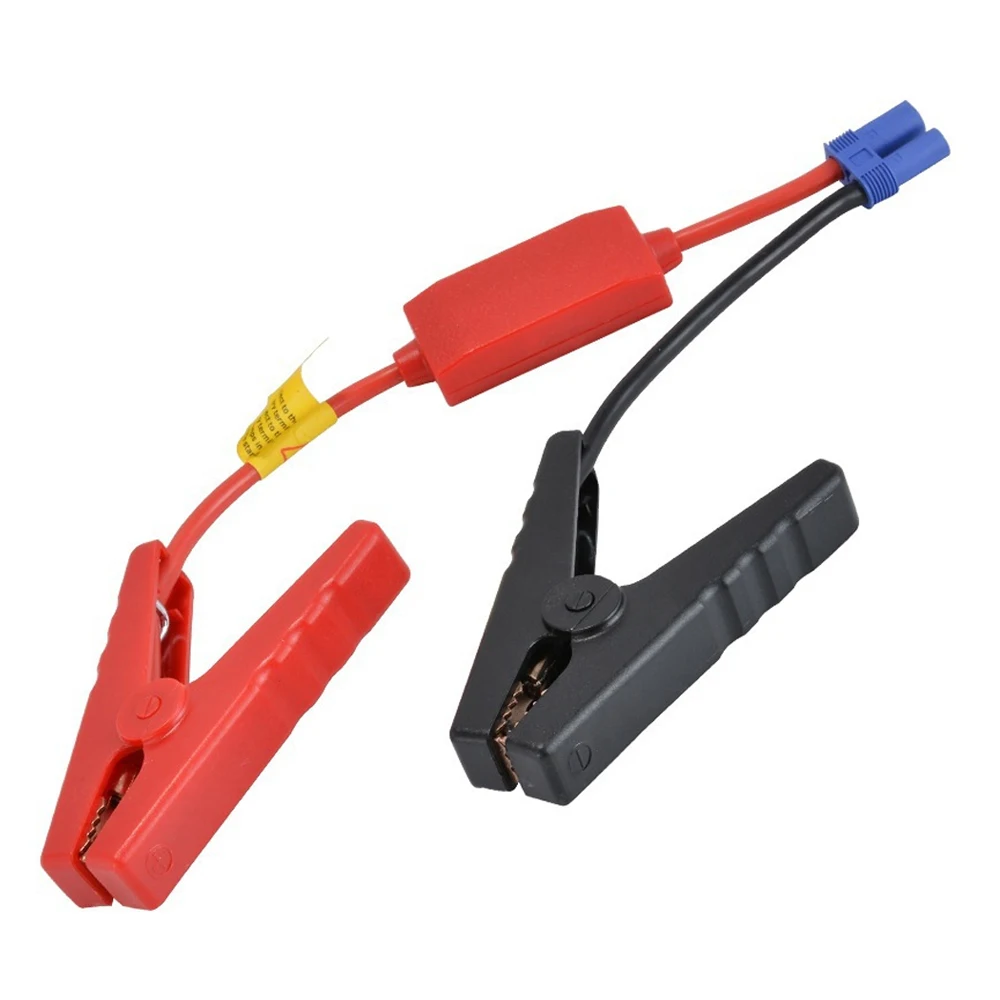 Auto-Starthilfekabel mit EC5-Stecker und Klemmen, Verpolungsschutz – Bild 4