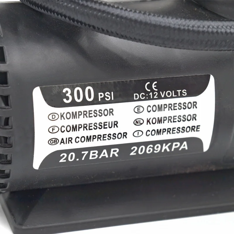12v 300psi tragbare Auto Luft kompressor Reifen füller Pumpe Universal – Bild 4