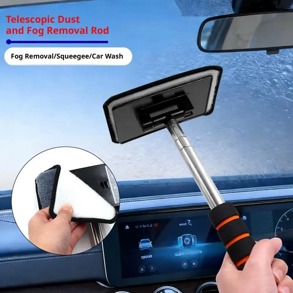 Autoscheibenreiniger aus Mikrofaser mit Teleskopstiel – Bild 3