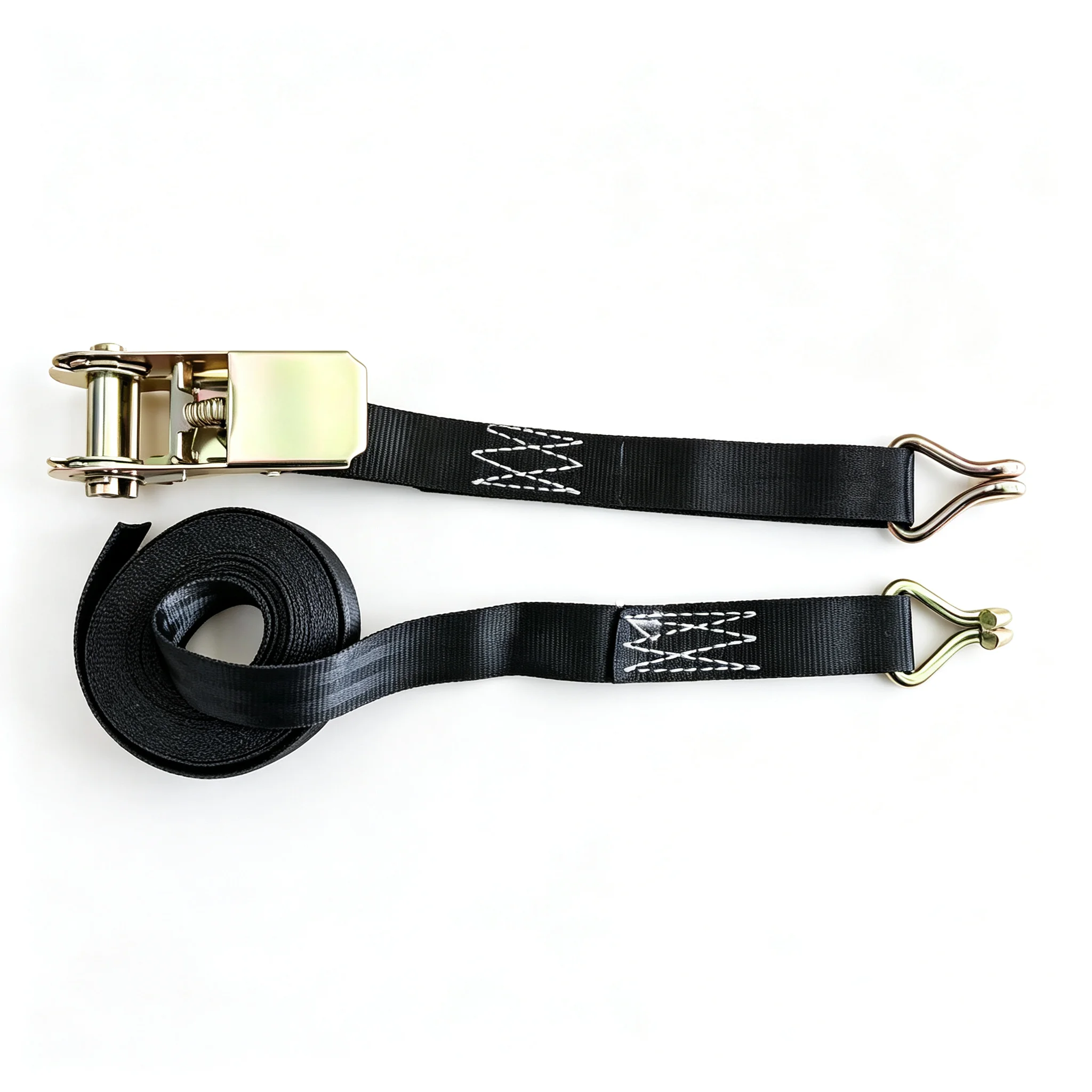Ratschenspanner, selbstverriegelnder Nylon-Flugzeuggurt, Doppelhaken, Spanngurte für Pickup-Trucks