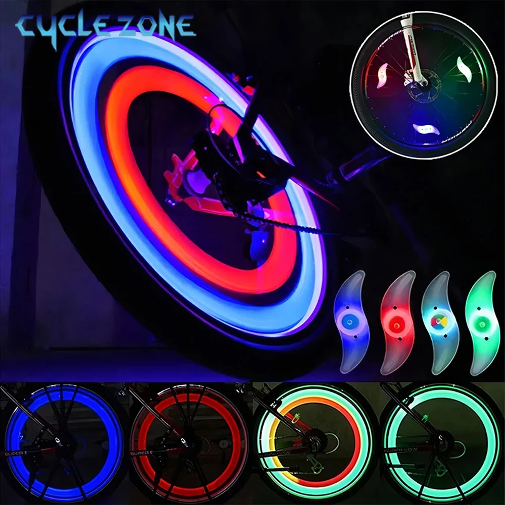 Fahrrad Rad Speichen Licht Reifen Lichter 3 Modus LED Reifen Blitz Lampe Fahrrad Sicherheit Warnung Einfach