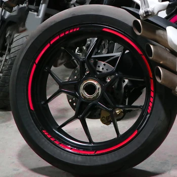 5 Farben Auto-Styling-Streifen Reflektierende Motocross-Fahrrad-Motorrad-Radaufkleber und Abziehbilder 17/18