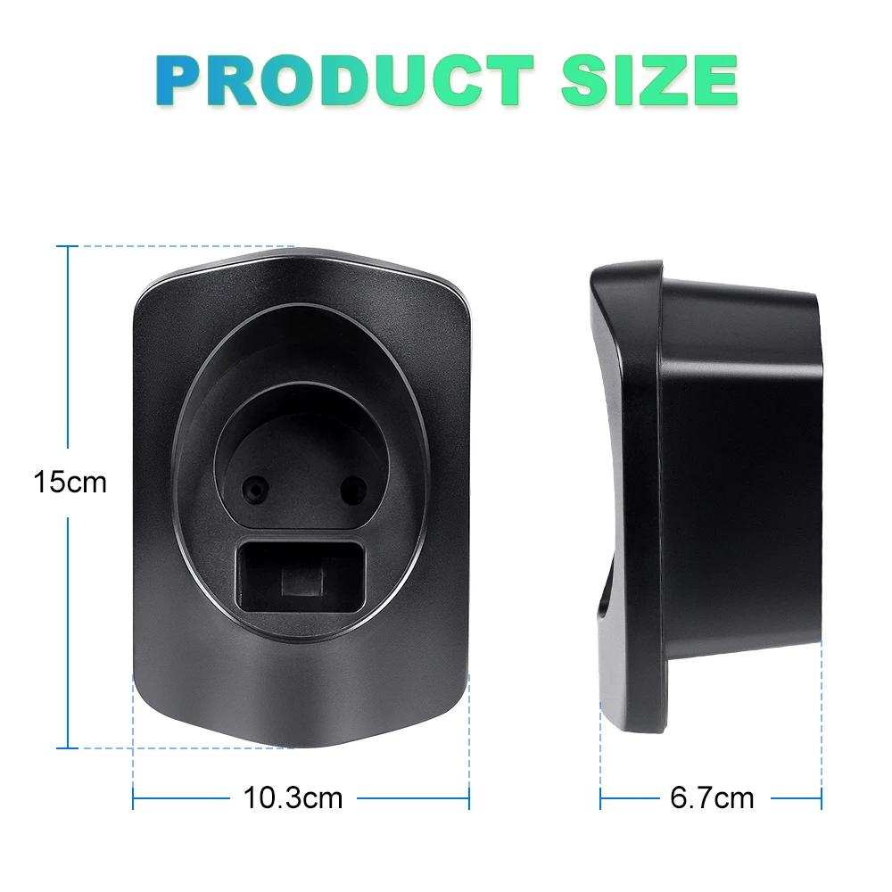Ipengen ev ladegerät halter für typ 2 steckdose stecker extra schutz – Bild 5