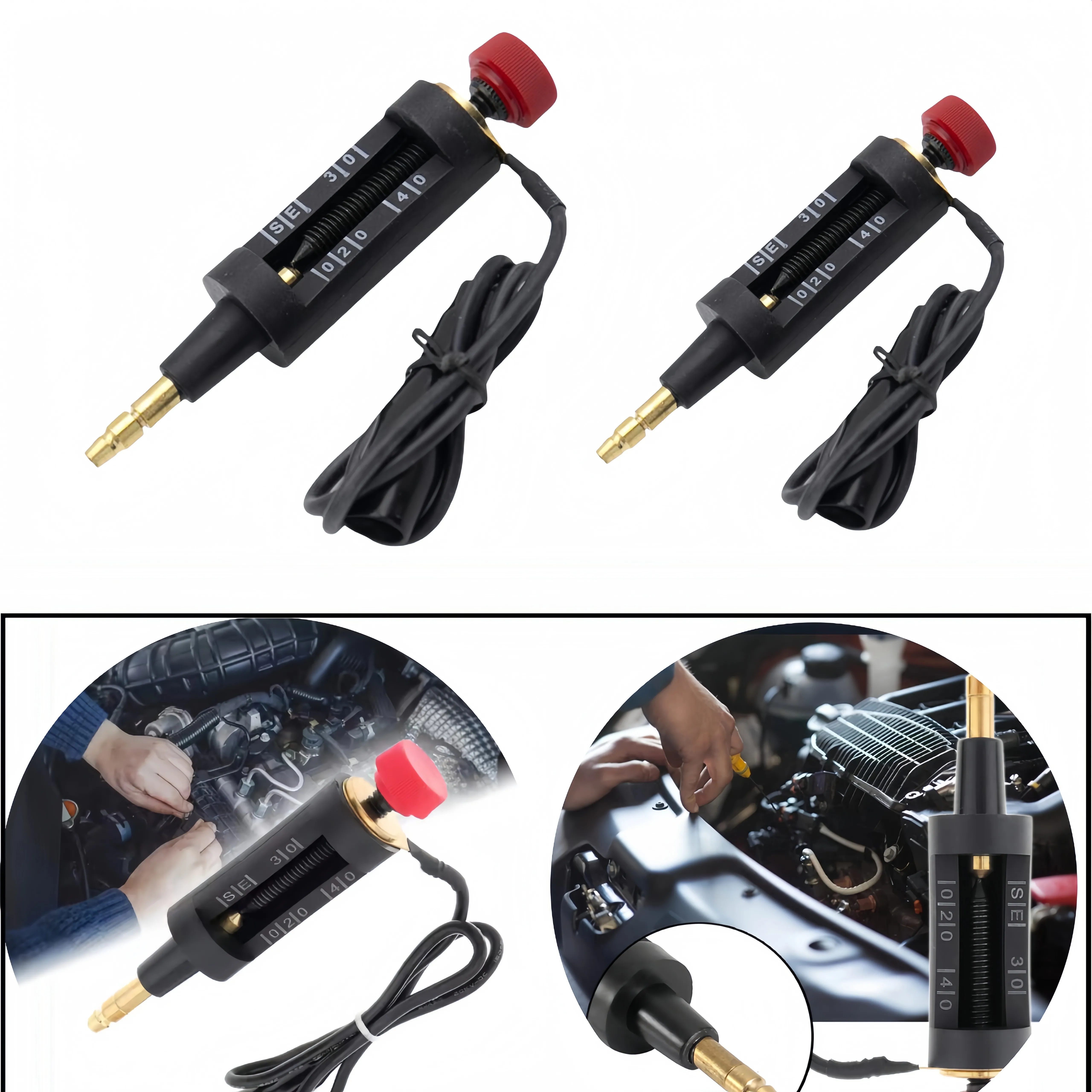Professioneller Zündkerzentester, verstellbares Zündspulen-Diagnosetool für Autos, Motorräder, Motoren