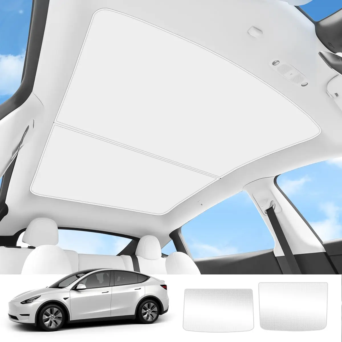 Tesla Model Y Juniper 2025 2026 Sonnenschutz für Vorder – Bild 5