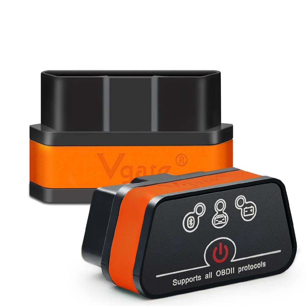 OBD2 Bluetooth Auto-Diagnosegerät ELM327 V2.2 für iOS/Android OBD 2 OBD2 ICAR 2 Fehler-Autodiagnosescanner PK