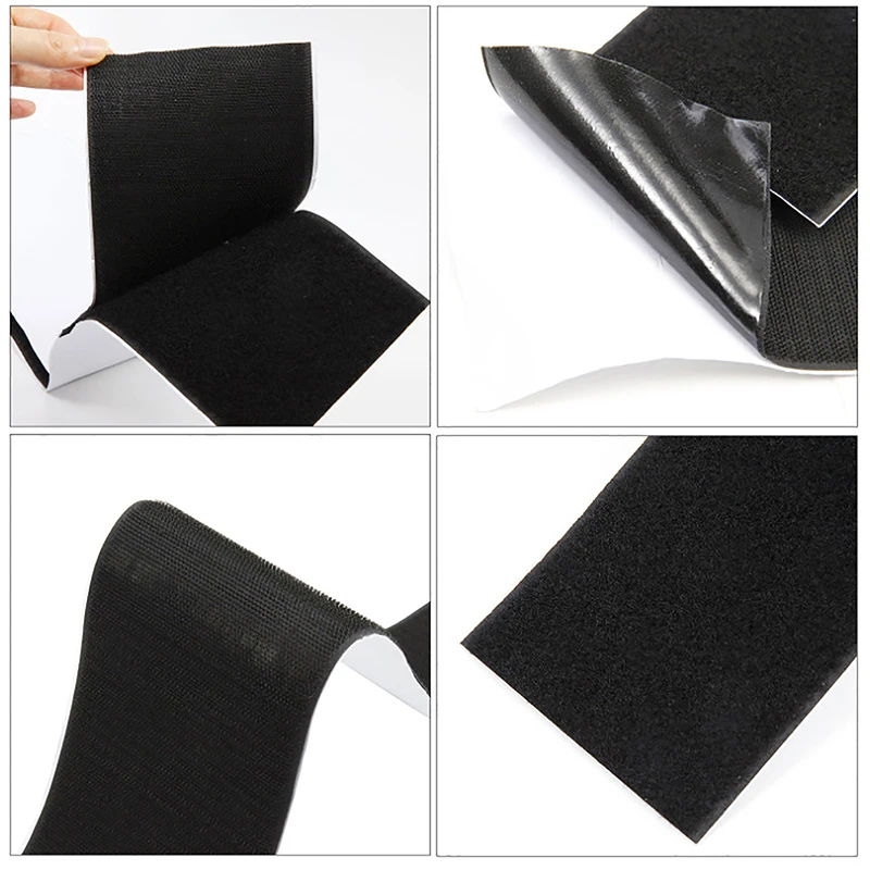 Set Selbstklebender Kennzeichenhalter Rahmenlos Schwarz (2 Stück) – Bild 4