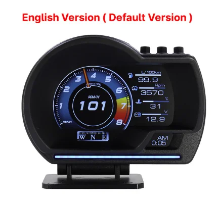 A501 Auto Head-Up-Display OBD2 Smart Car HUD Turbo-Anzeige Digitaler Kilometerzähler Sicherheitsalarm Wasser