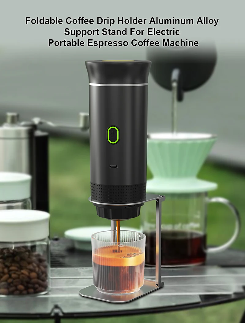 Faltbare Kaffee Tropf Halter Aluminium Legierung Unterstützung Stehen – Bild 3
