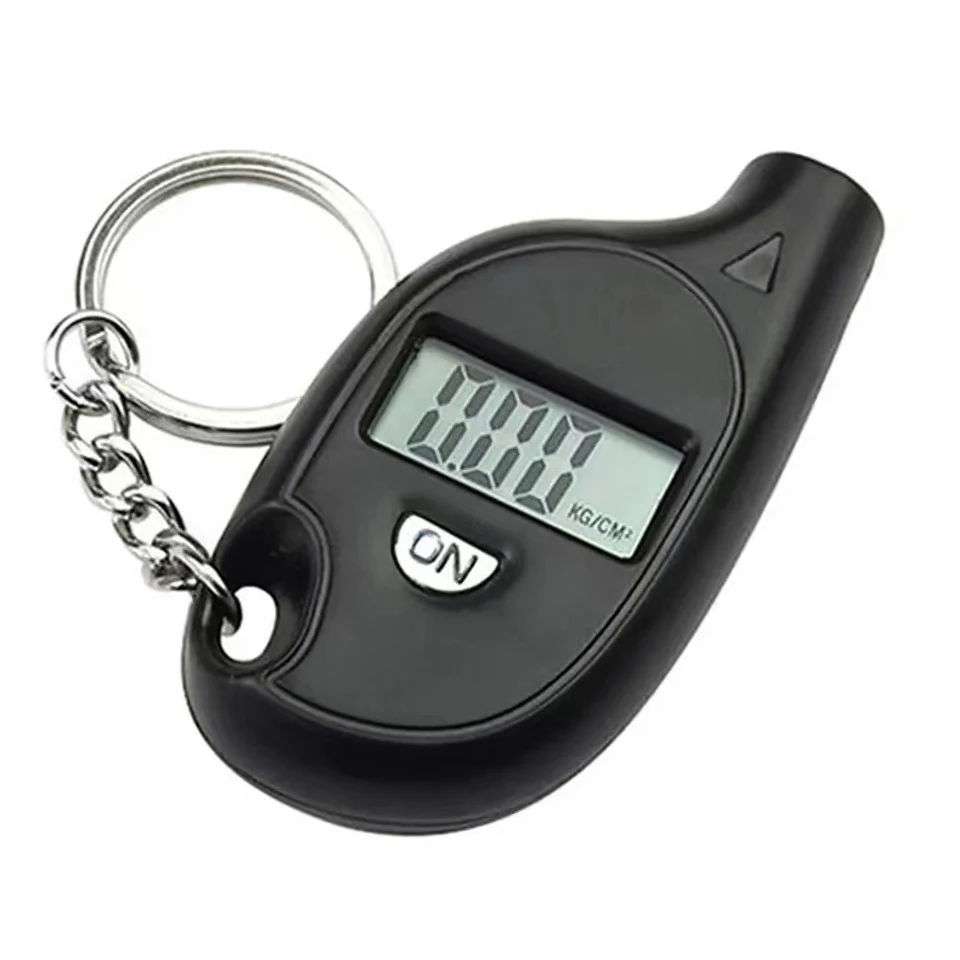 Reifendruckmessgerät mit LCD-Display, digital - Auto- und Motorrad-Luftdruckprüfer und Sicherheitsalarm-Tool