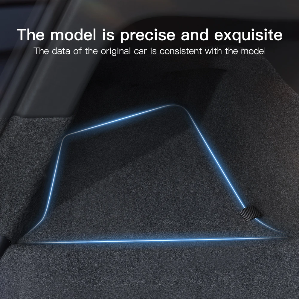 YZ Kofferraum-Seitenorganizer für Tesla Model Y/YL Juniper 2025-2026 – Bild 2