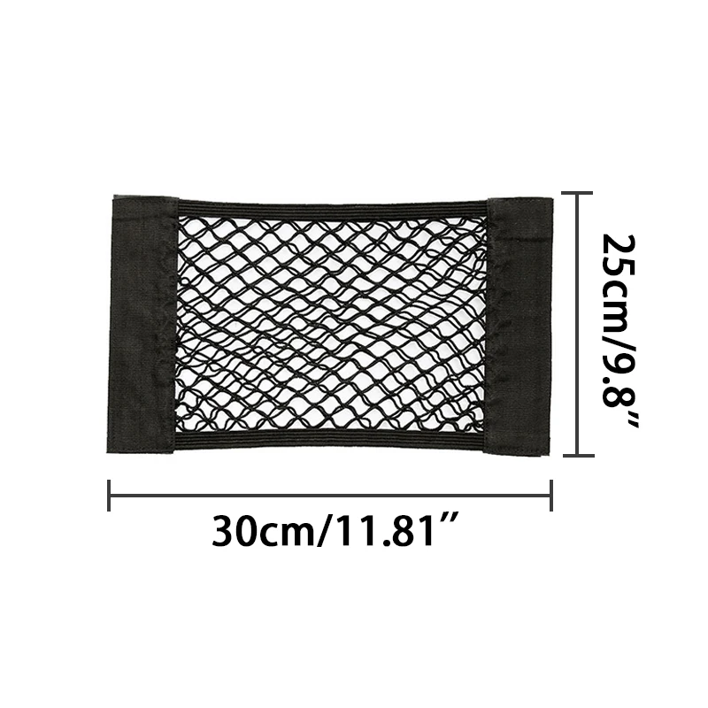 Auto Zurück Hinten Mesh Stamm Sitz Elastische String Net Universal Lagerung Tasche Käfig Auto Organizer Sitz