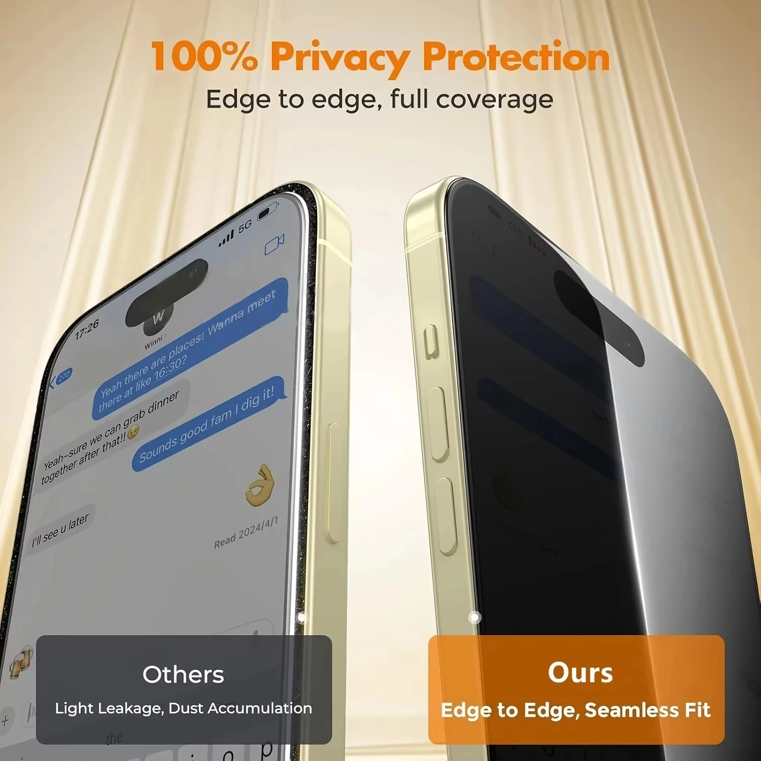 Google Pixel 10 9 Pro XL 9A, selbstklebender Displayschutz – Bild 3