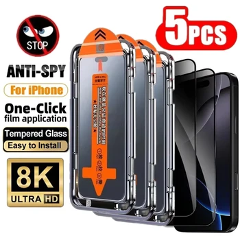 Blickschutz-Displayschutzfolie für iPhone 18 17 Pro Max 16 15 14 13 12 11 16e Plus Mini Air XR XS 6 7 8