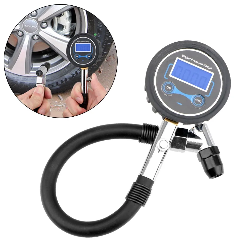 Auto Lkw Fahrzeug Motorrad Auto Reifen Manometer LCD Display Hohe Präzision Digital Reifen Tester