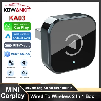 (2026 Verbessert) Kabelloser CarPlay-Adapter für Apple iPhone & Android Kleine Größe Plug-and-Play Schnelle