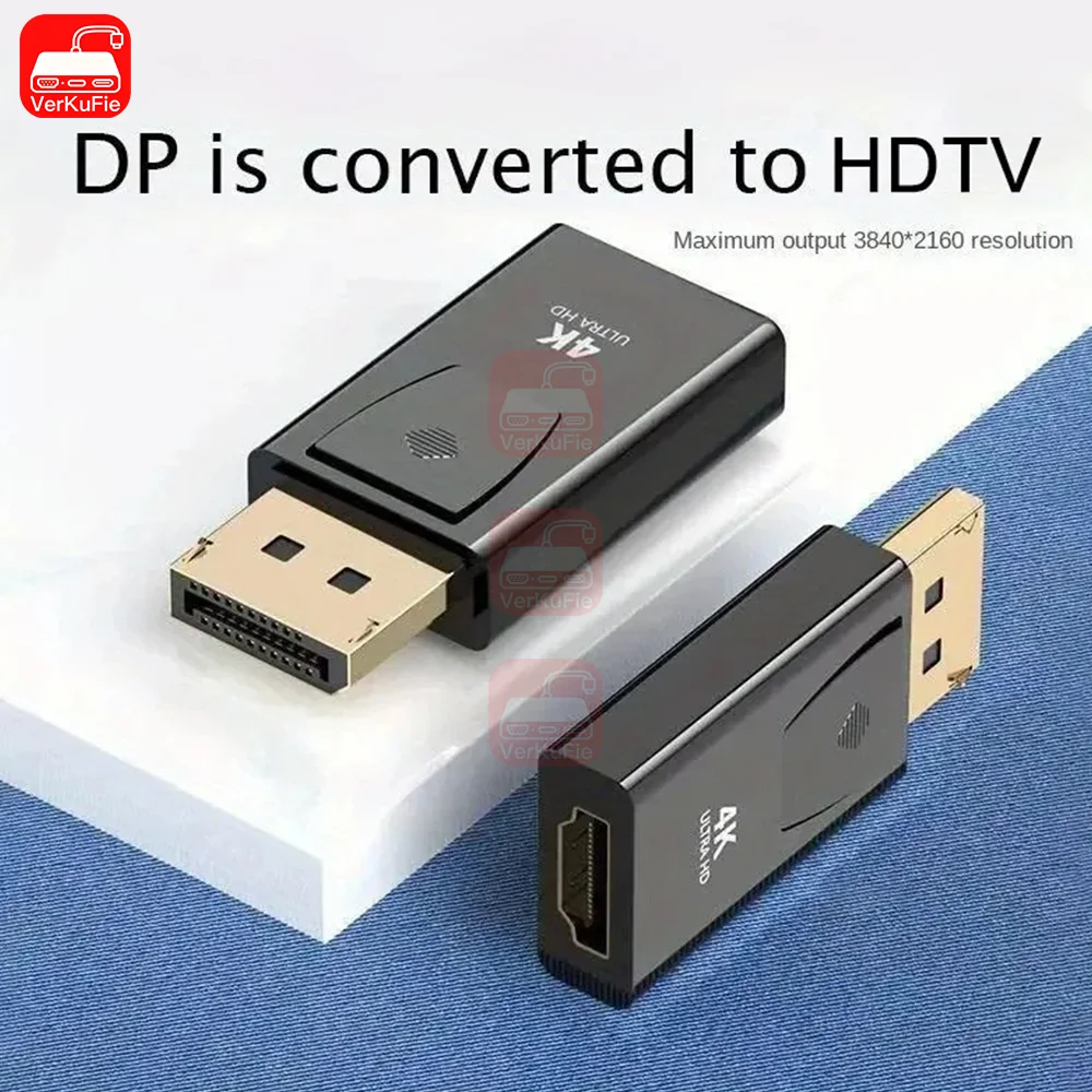 DisplayPort auf HDMI Adapter 4K mit Video und Audio für PC und Laptop – Bild 5
