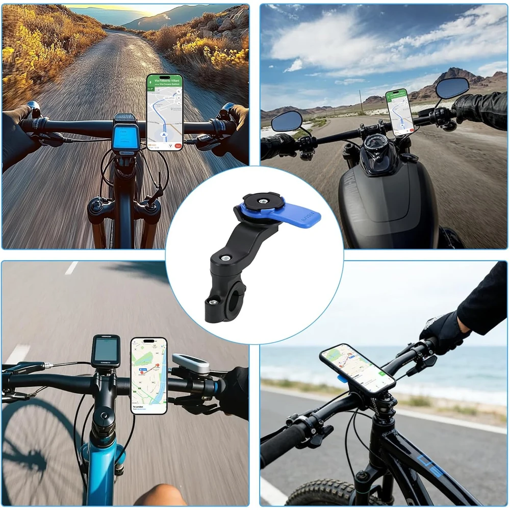 Motorrad-Lenkerhalterung, Universelle Fahrrad-Handyhalterung – Bild 6