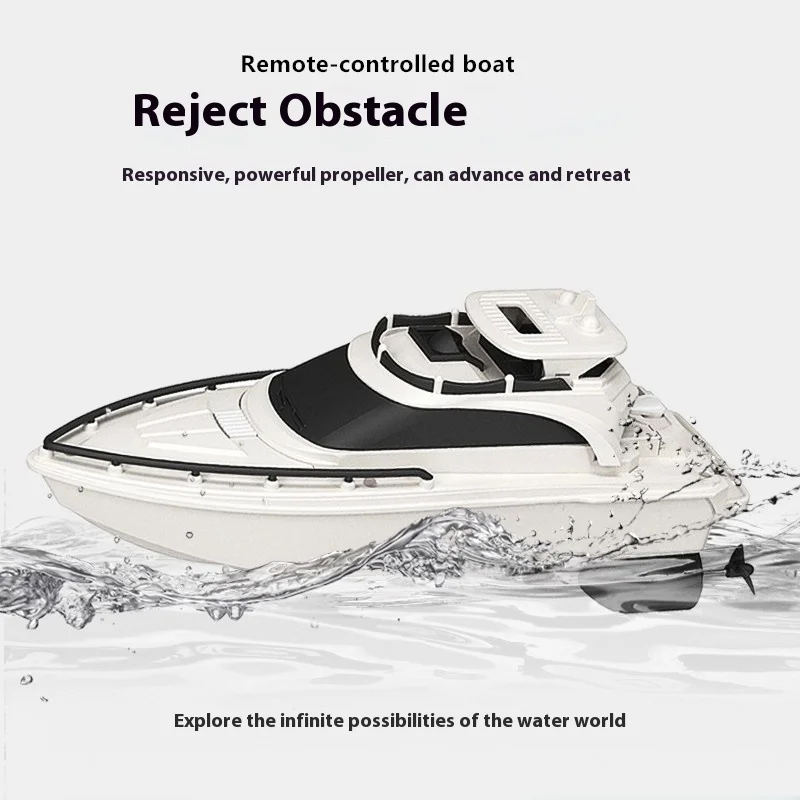 Hochgeschwindigkeits-RC-Bootspielzeug für Jungen, wasserdichtes – Bild 3