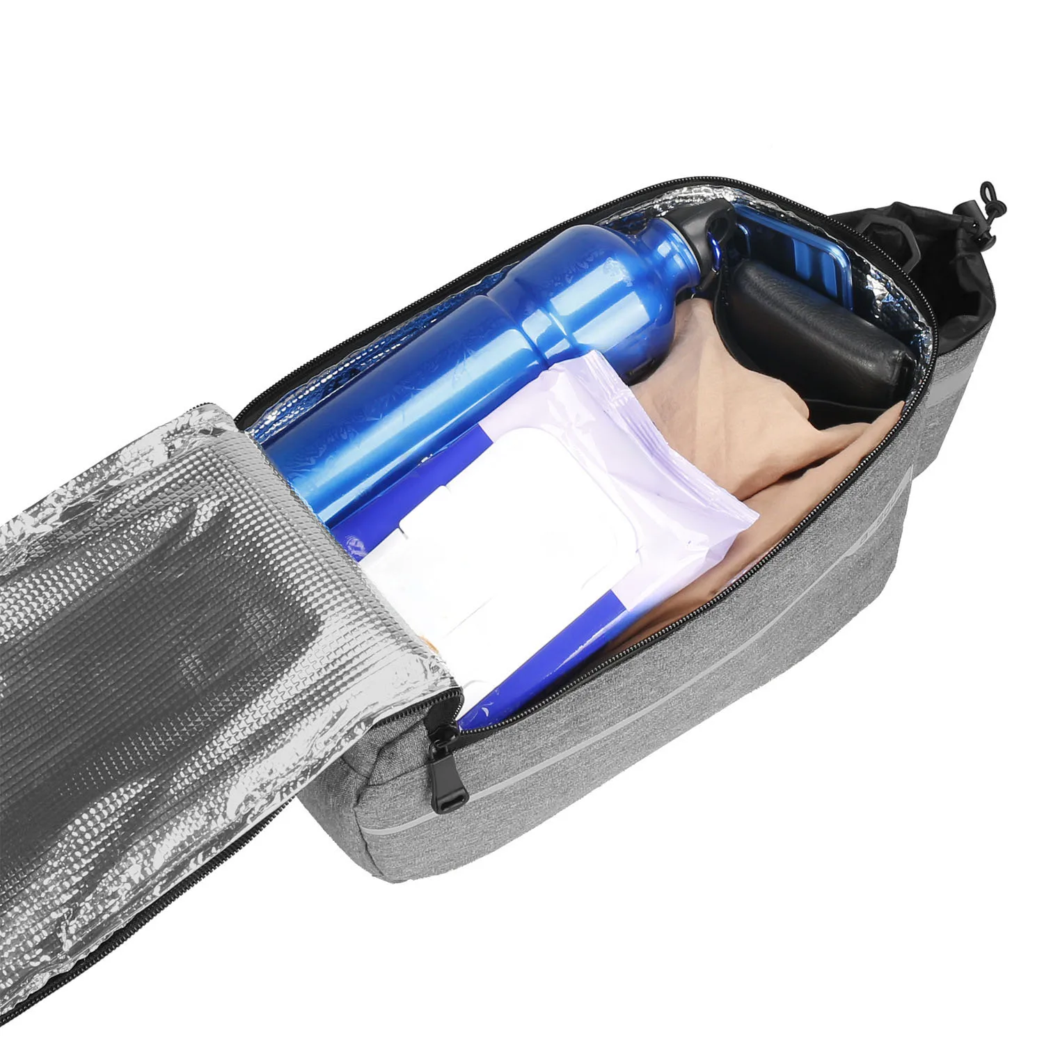Elektrisch klappbare Gepäckträgertasche für Bodenräder – Bild 4