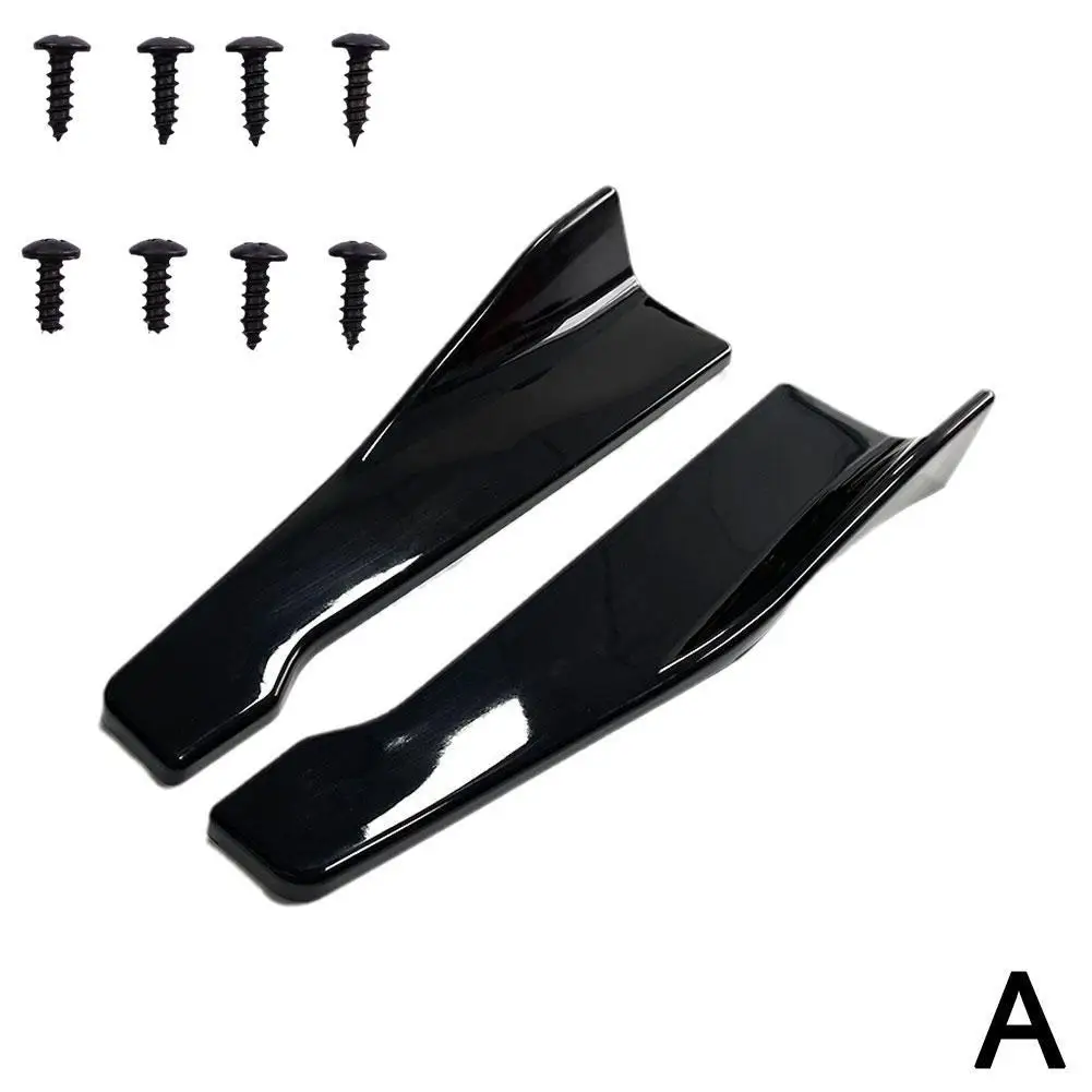 Universal Auto Vorne Hinten Stoßstange Streifen Lip Spoiler Diffusor Splitter Scratch Protector 48CM Länge