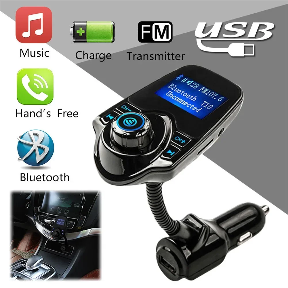 Freisprecheinrichtung für Auto, Bluetooth, FM-Transmitter, Carkit, Bluetooth, MP3-Musik-Player