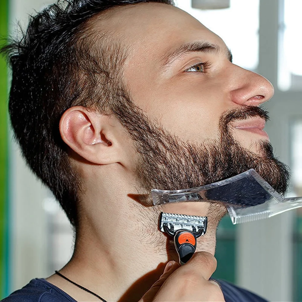 Bart Kamm Styling Vorlage Werkzeug Männer All-In-One Werkzeug Bart – Bild 4