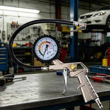 Digitaler Reifendruckprüfer für Autos - Werkstattwerkzeug zur Reifenreparatur