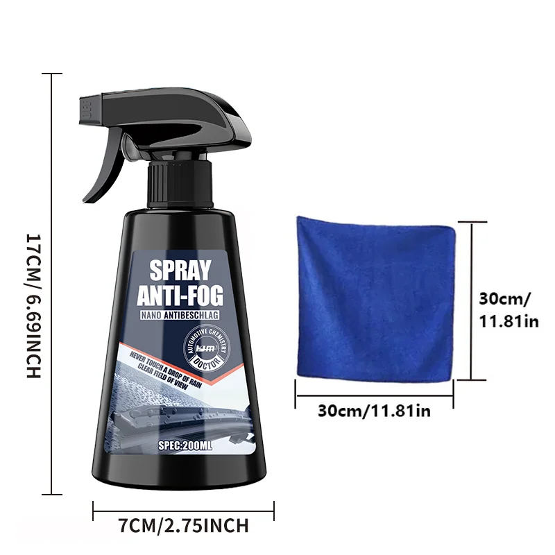 Auto Glas Anti-Regen Spray Auto Wasser abweisend Beschichtung Mittel – Bild 2