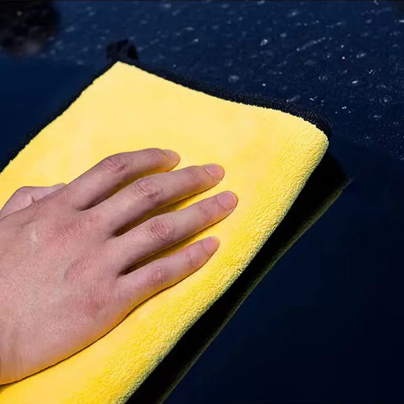 Mikrofaser-Autowaschtuch, weiches Trockentuch zum Waschen des Autos – Bild 4