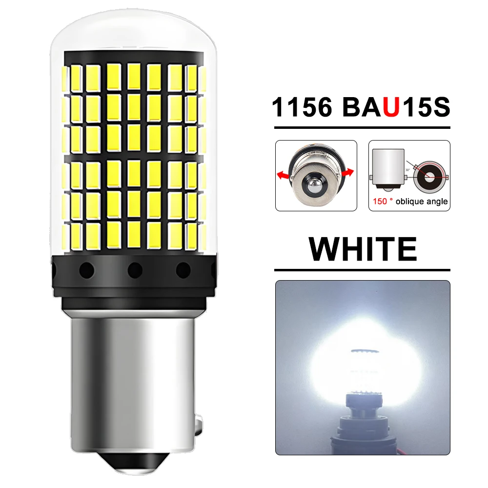 CANBUS T20 7443 P21W PY21W 1156 BA15S BAU15S Led-lampe Für 6500K Weiß auto Blinker Schwanz Rückfahr Lichter