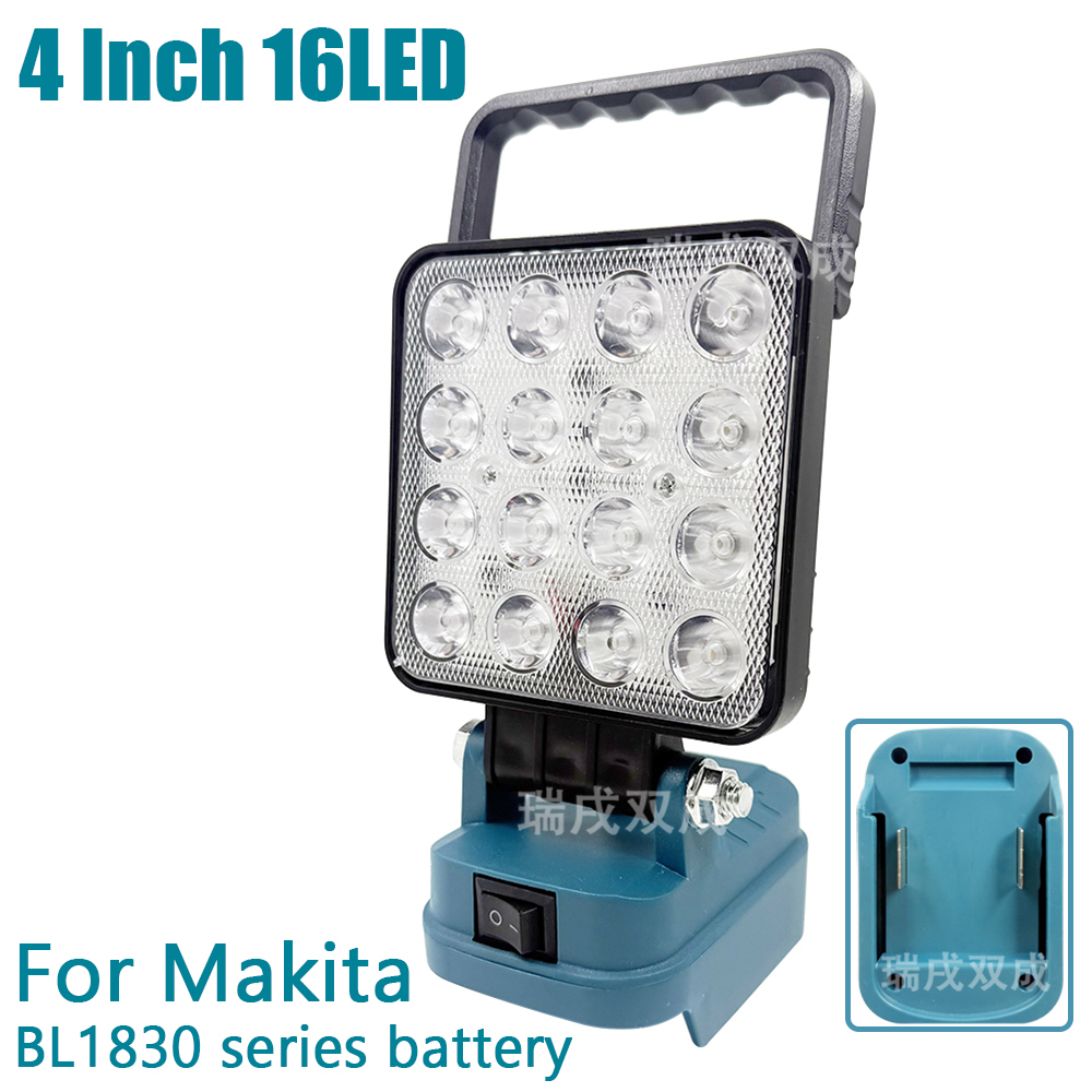 Elektrowerkzeug-Teile für Makita 18 V Lithium-Batterie, LED-Arbeitsscheinwerfer, Handlampe, Strahler