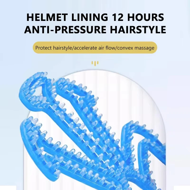 Motorradhelm-Innenpolster Flexibles Silikon-Innenpolster – Bild 2