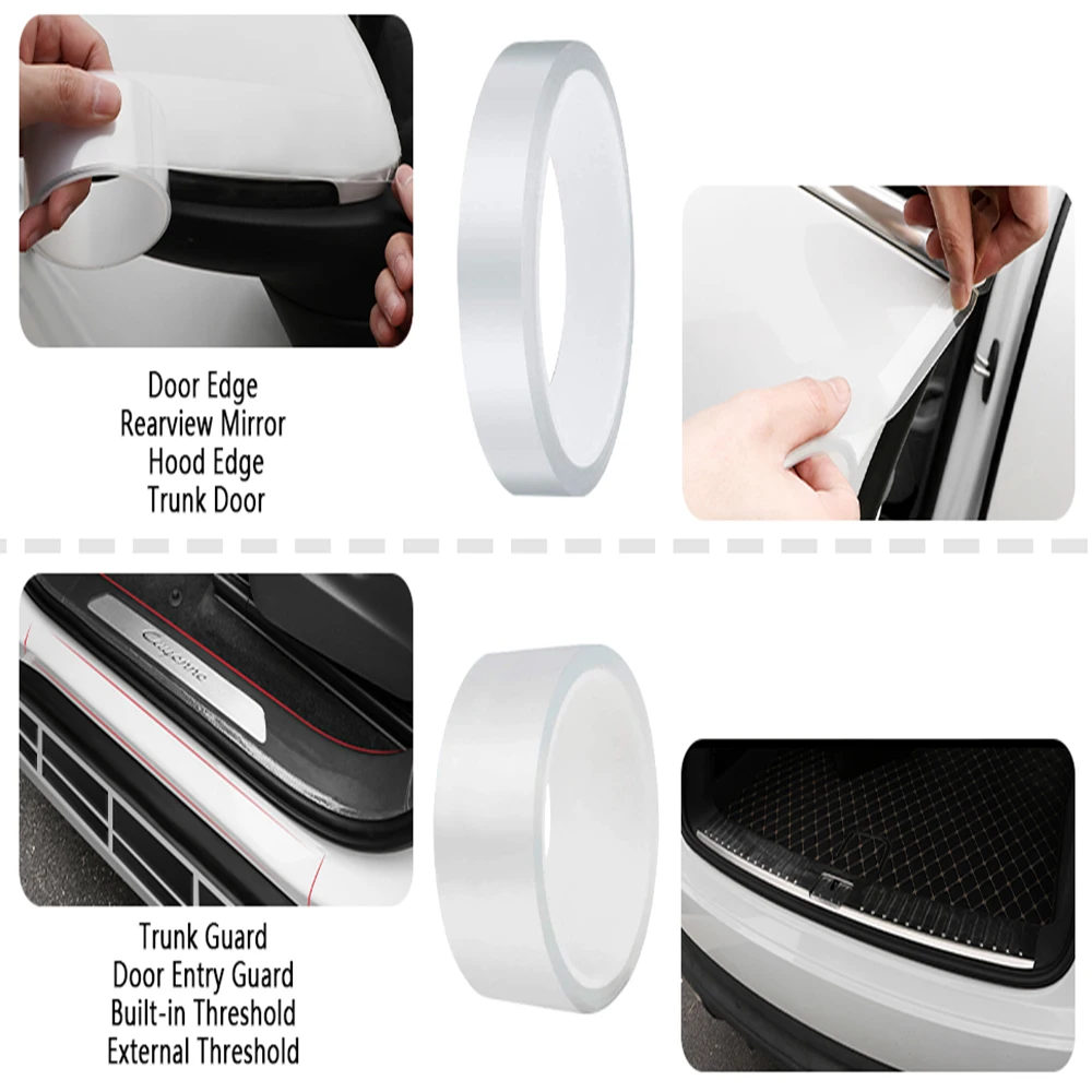 Transparente Auto Tür Schutz Aufkleber Anti Scratch Nano Band Auto – Bild 6