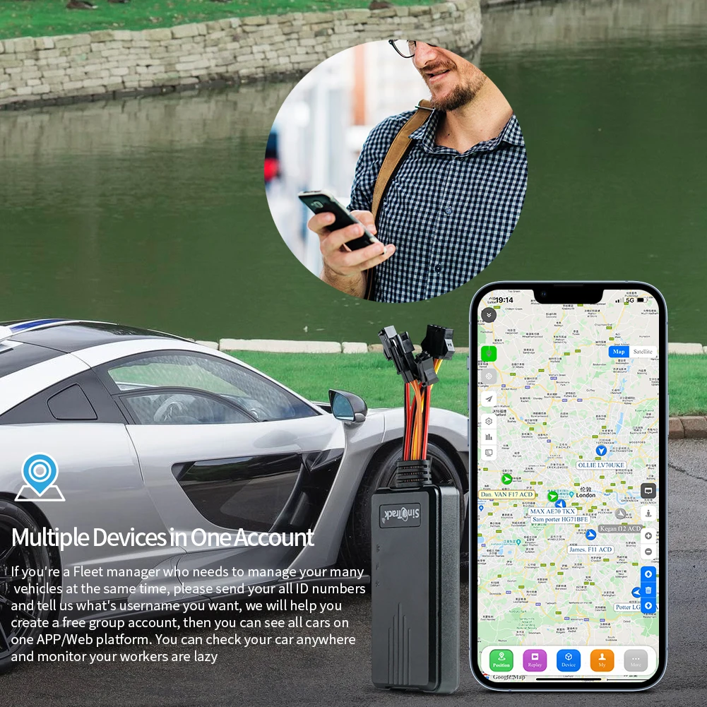 Auto-Diebstahlschutz 4G GPS-Tracker ST-906L für Auto – Bild 2