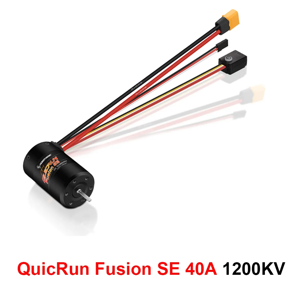Hobbywing QuicRun Fusion SE 1200KV / 1800KV Sensorgesteuerter Brushless-Motor mit eingebautem 40A ESC 2-in-1