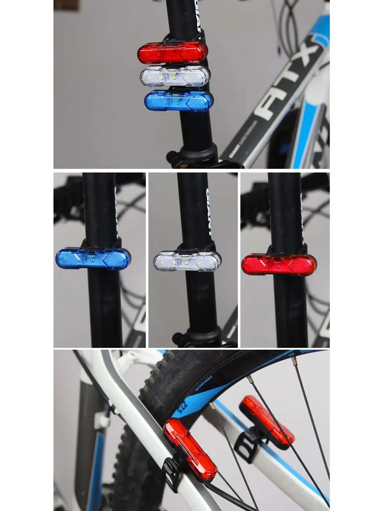 Wasserdichte LED Fahrrad Licht USB Aufladbare Fahrrad Schwanz – Bild 5