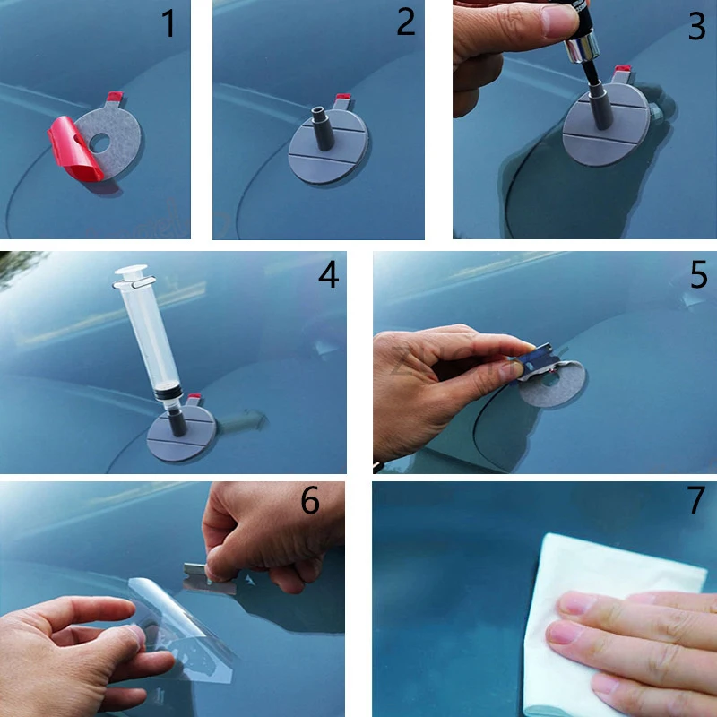 Auto Windschutzscheibe Reparatur Set DIY Auto Windschutzscheibe Kratz – Bild 6